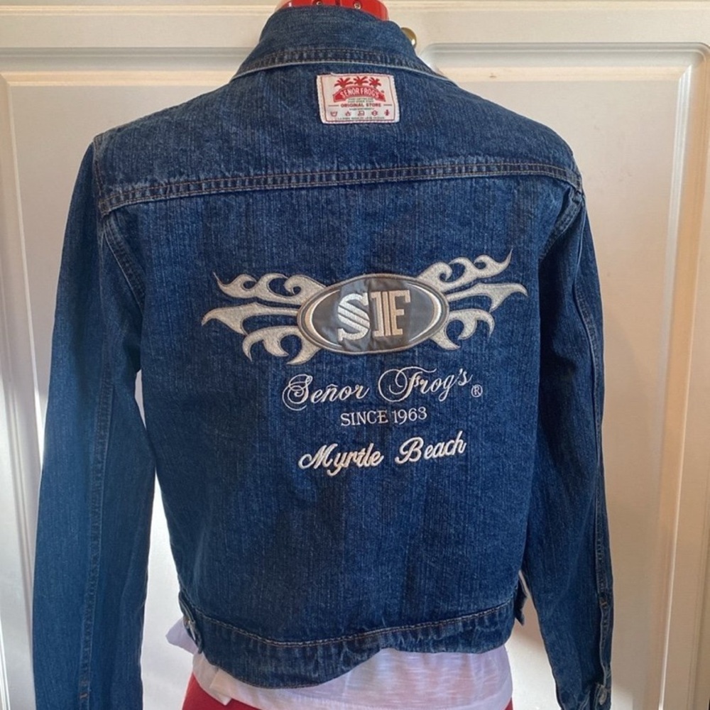 Senor Frog's Denim Jacket - Blue